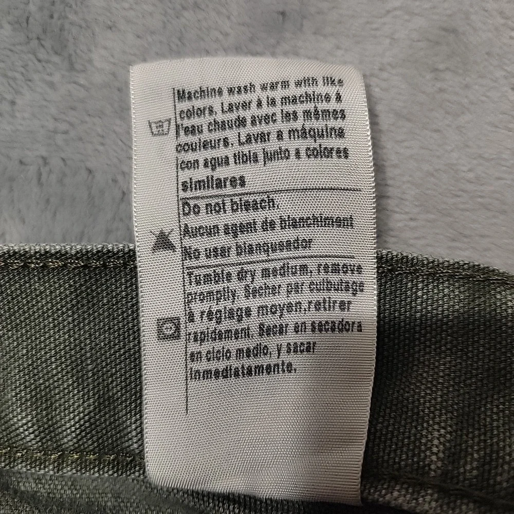 Carhartt Pants Boys 10 Green Y28 MOS Carpenter Rugged Canvas Workwear